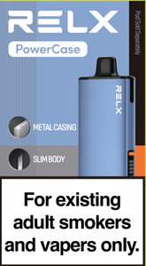 【 W倉 】RELX Power Case X-BOX換彈式 16000口抛棄式電子煙|買三煙彈送一主機