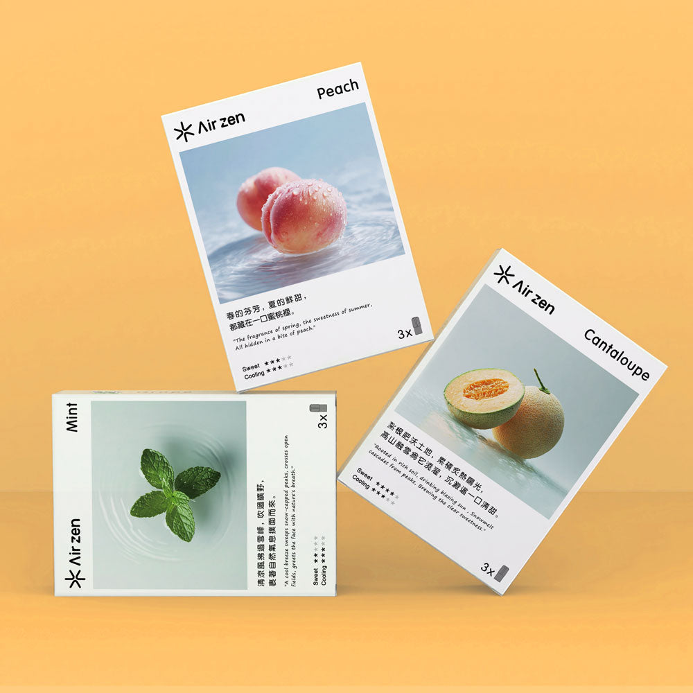 【 Q倉 】AirZen煙彈【30種口味】 艾爾藍煙彈2.0ml*3顆装 通用一代電子煙主機 買二盒送一盒