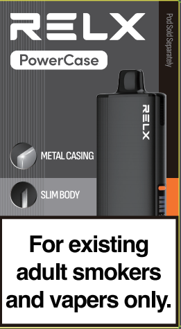 【 W倉 】RELX Power Case X-BOX換彈式 16000口抛棄式電子煙|買三煙彈送一主機